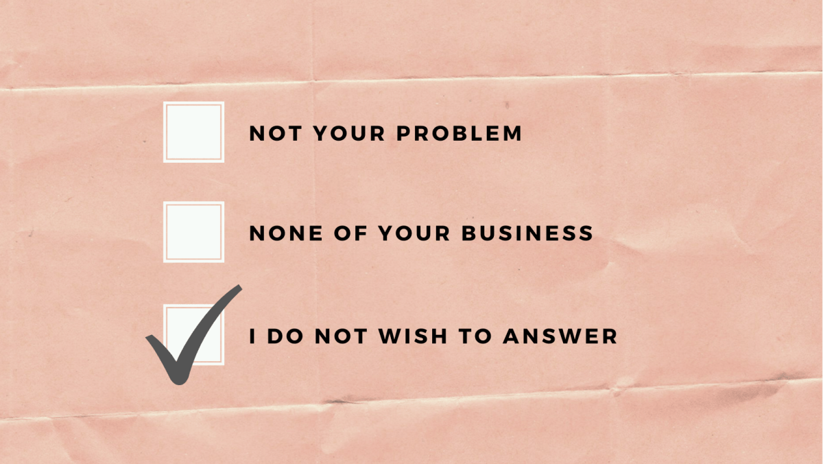 I Do Not Wish to&nbsp;Answer